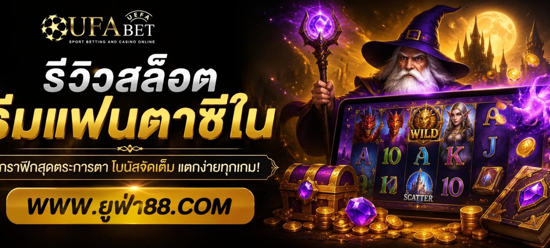 รีวิวสล็อตธีมแฟนตาซีใน สล็อตเว็บใหญ่UFA