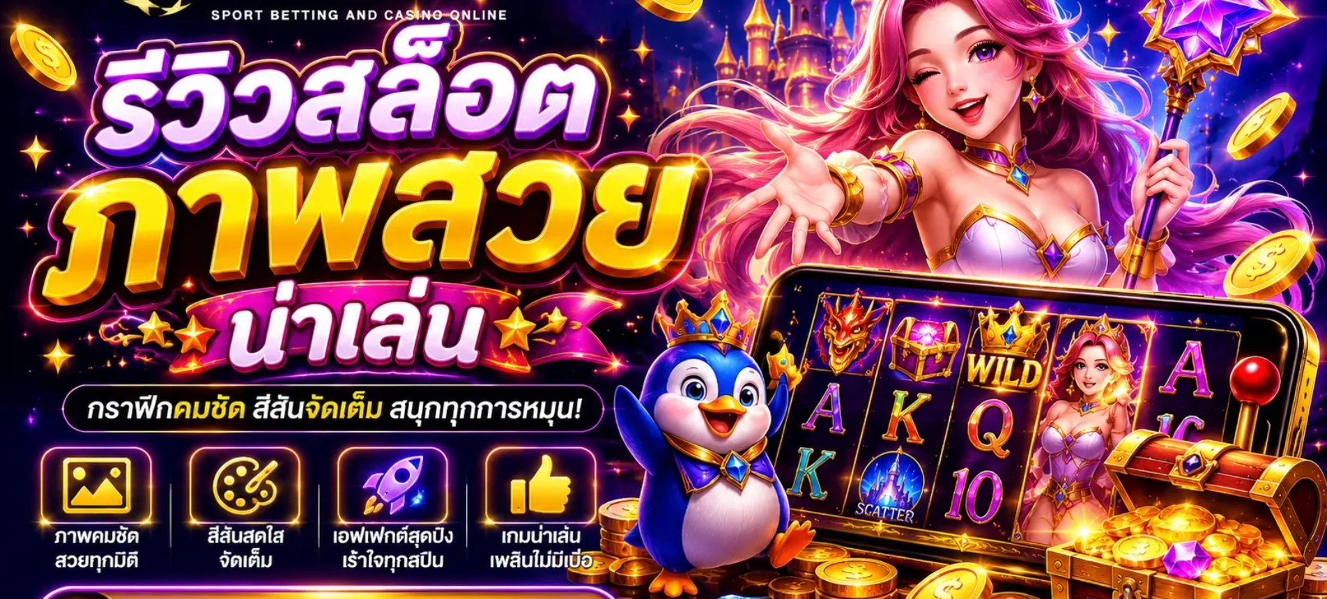 รีวิวสล็อตภาพสวยน่าเล่นใน ufathai