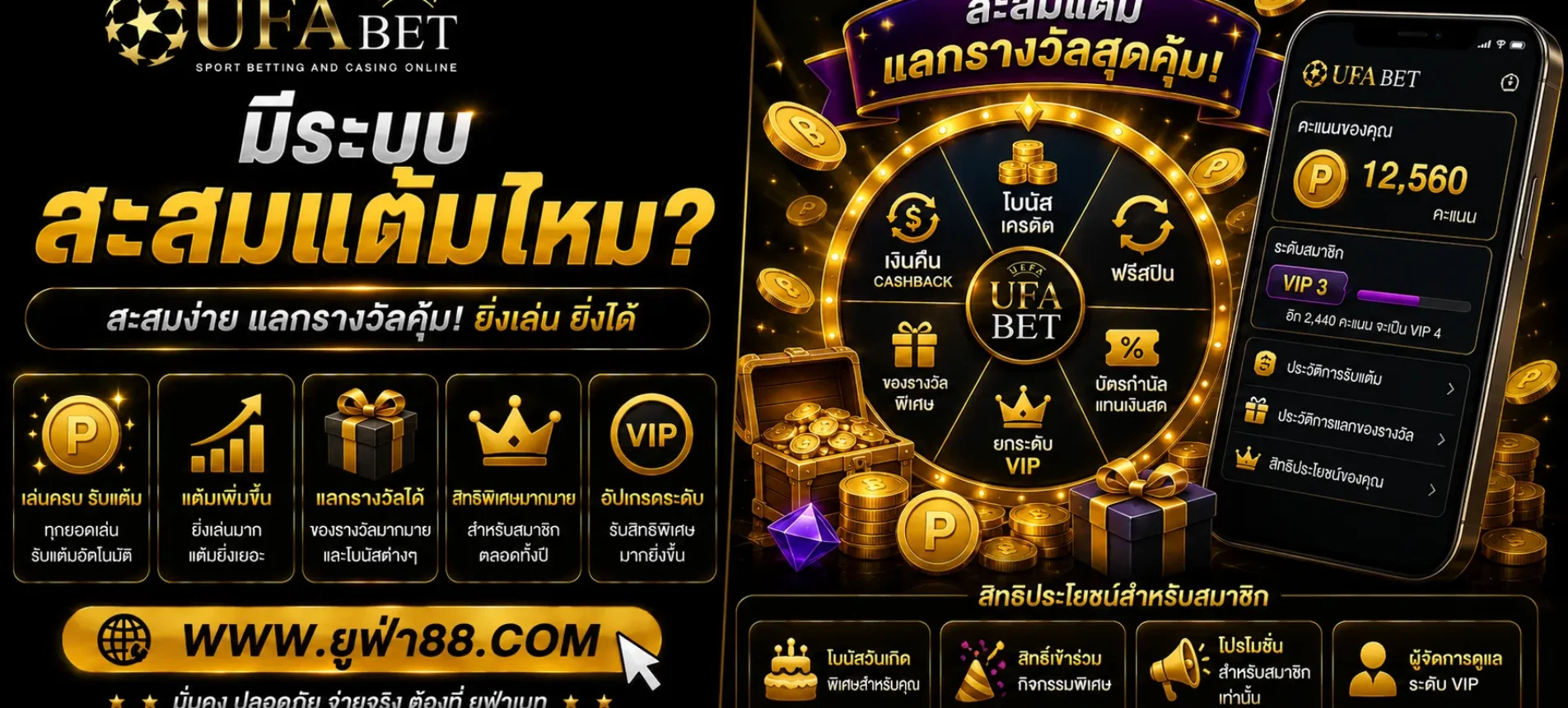 ทางเข้าเล่นยูฟ่า มีระบบสะสมแต้มไหม